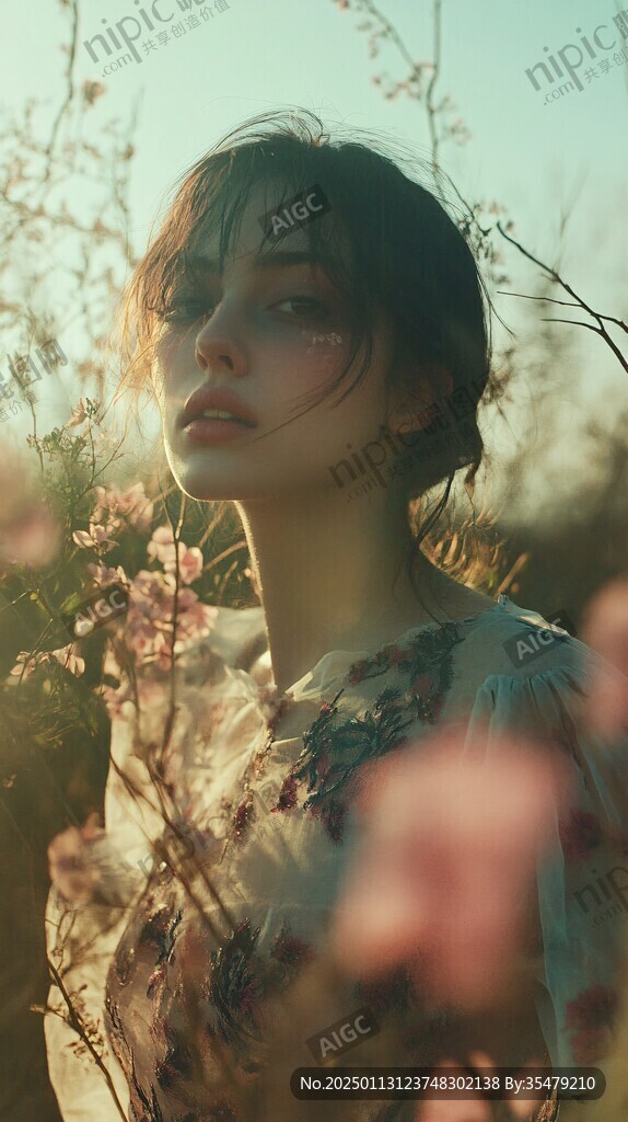 唯美花间美人