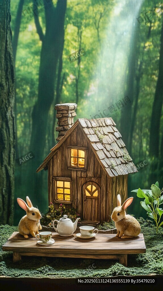 童话小屋兔宝宝
