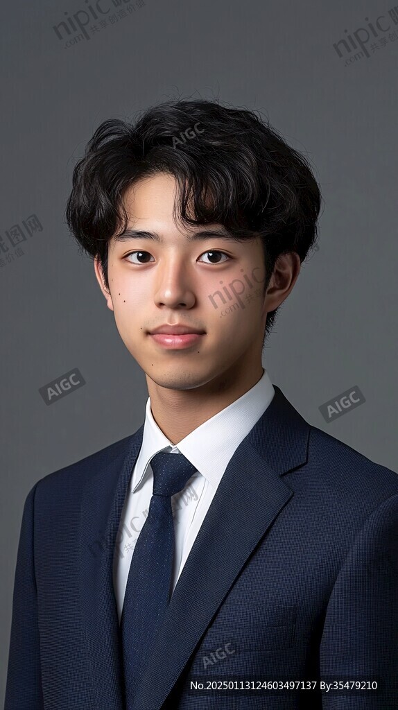 西装证件照