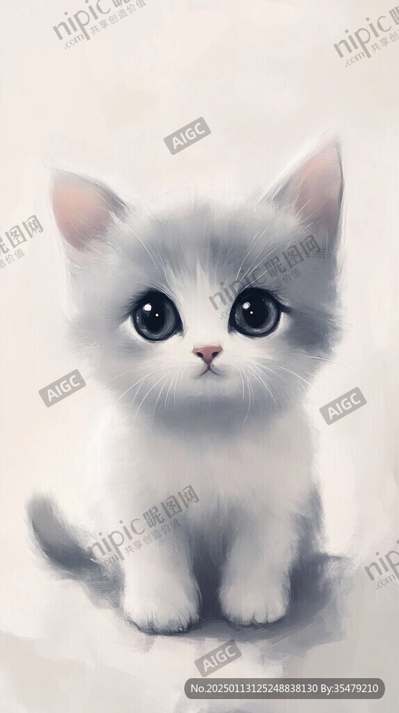 小猫咪插画