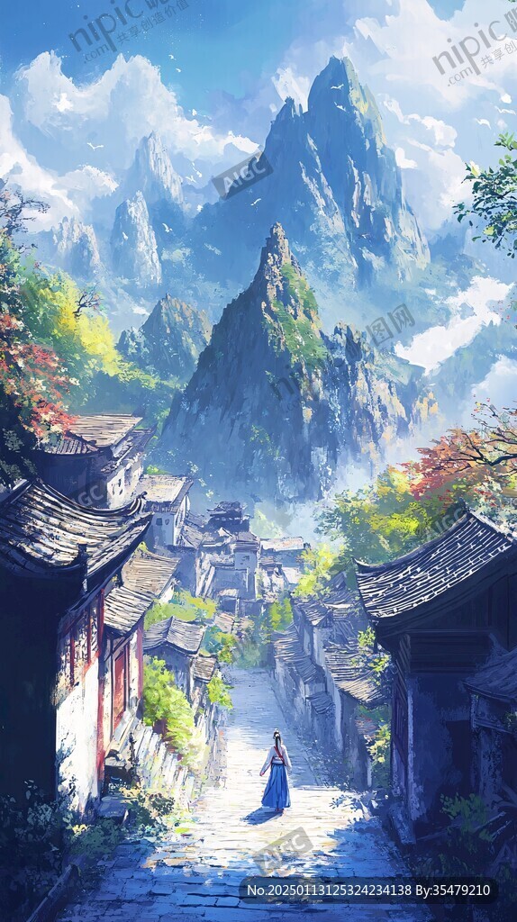 古风人物大场景