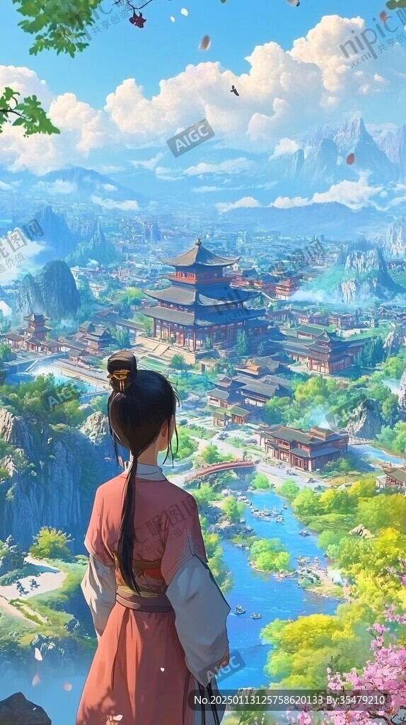 古风人物大场景