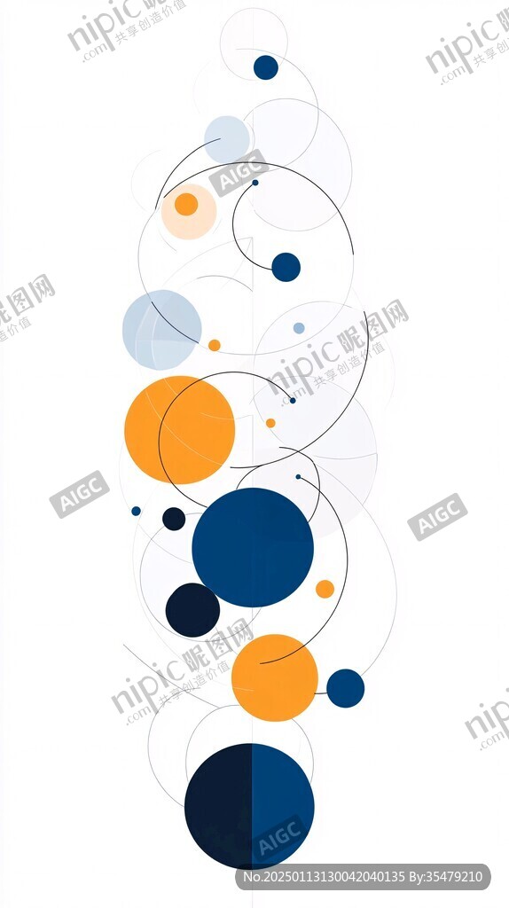 大气简约简洁抽象形状