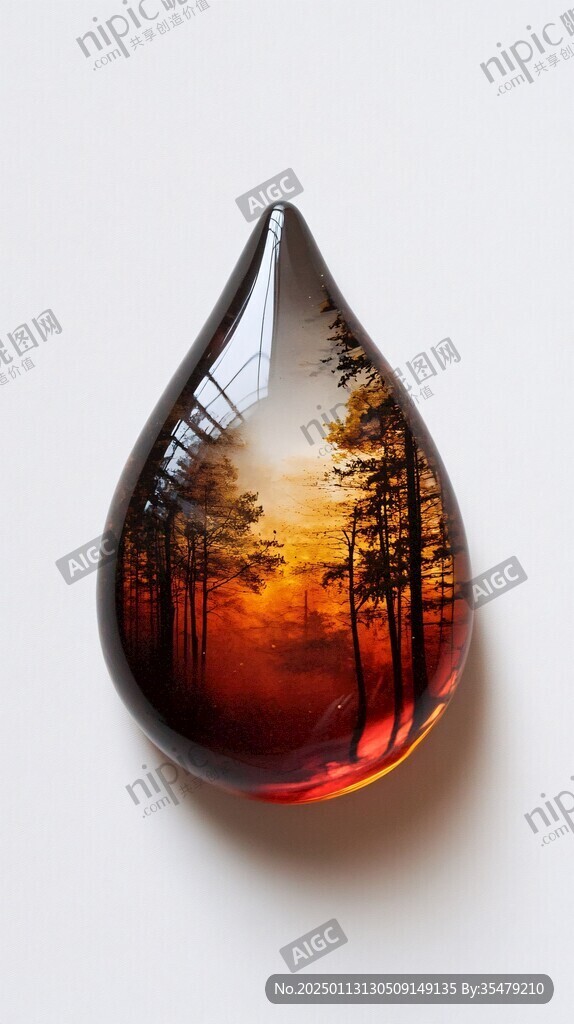 水晶球倒影