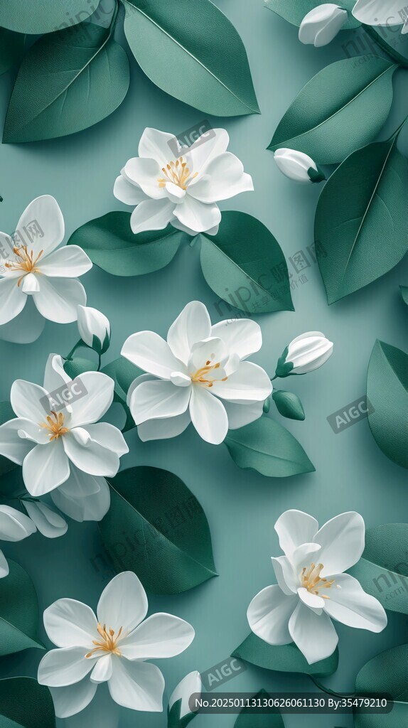 3d立体花壁纸