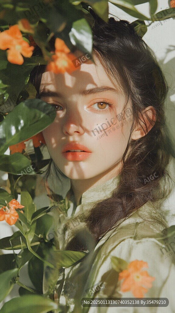 仙气清冷少女壁纸图片