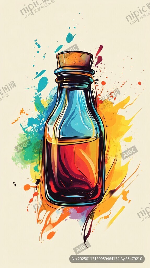 调料瓶插画