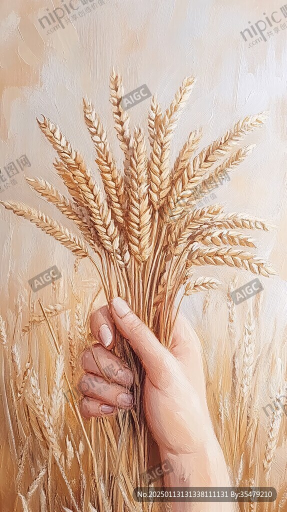 小麦壁画