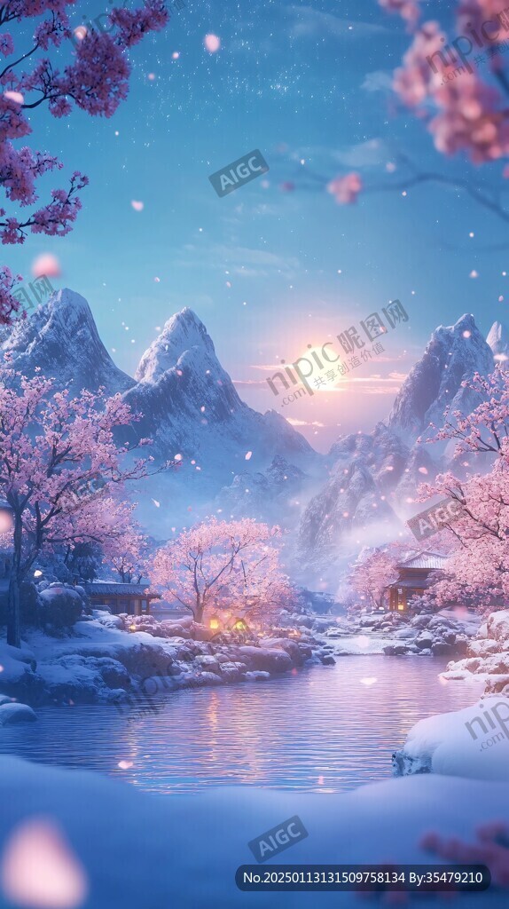 唯美意境山水
