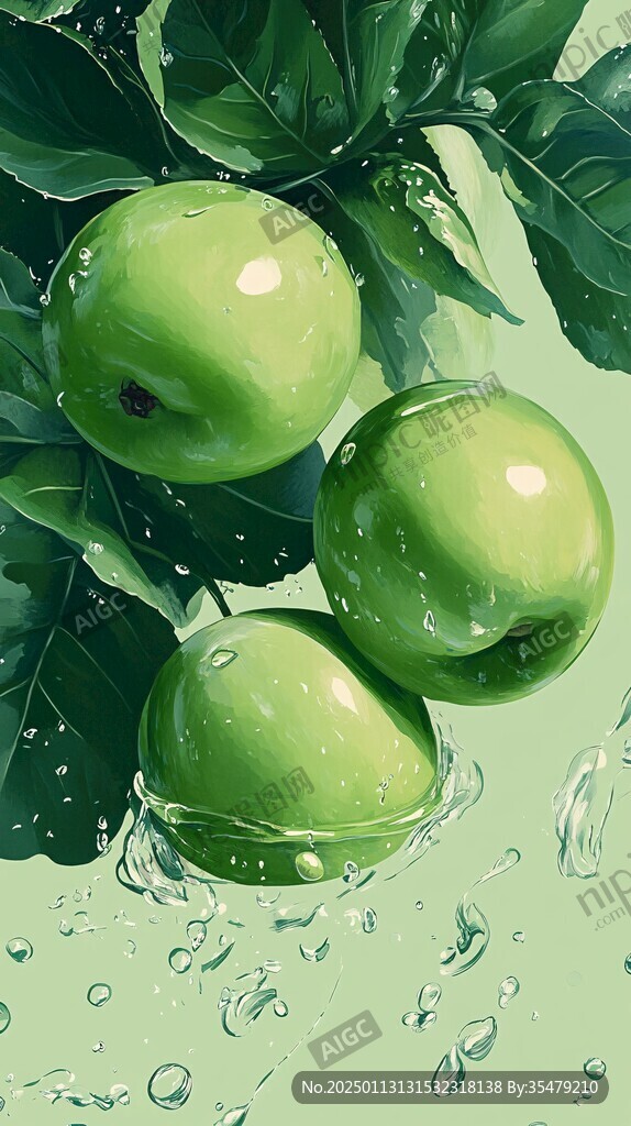 青枣插画
