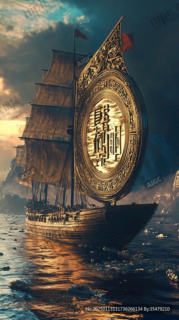 一帆风顺吊旗