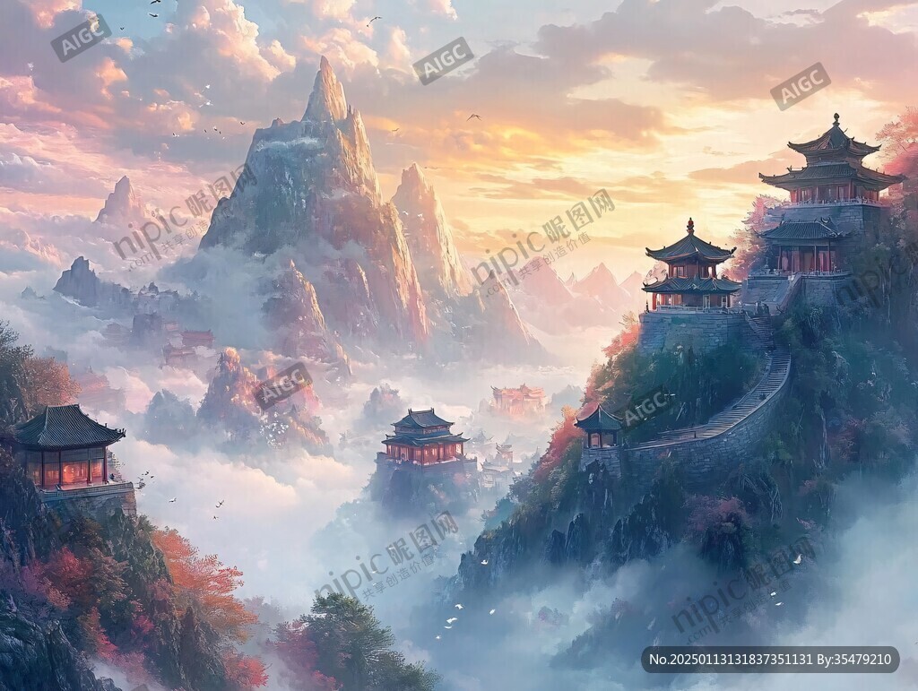 古风仙境天上宫阙