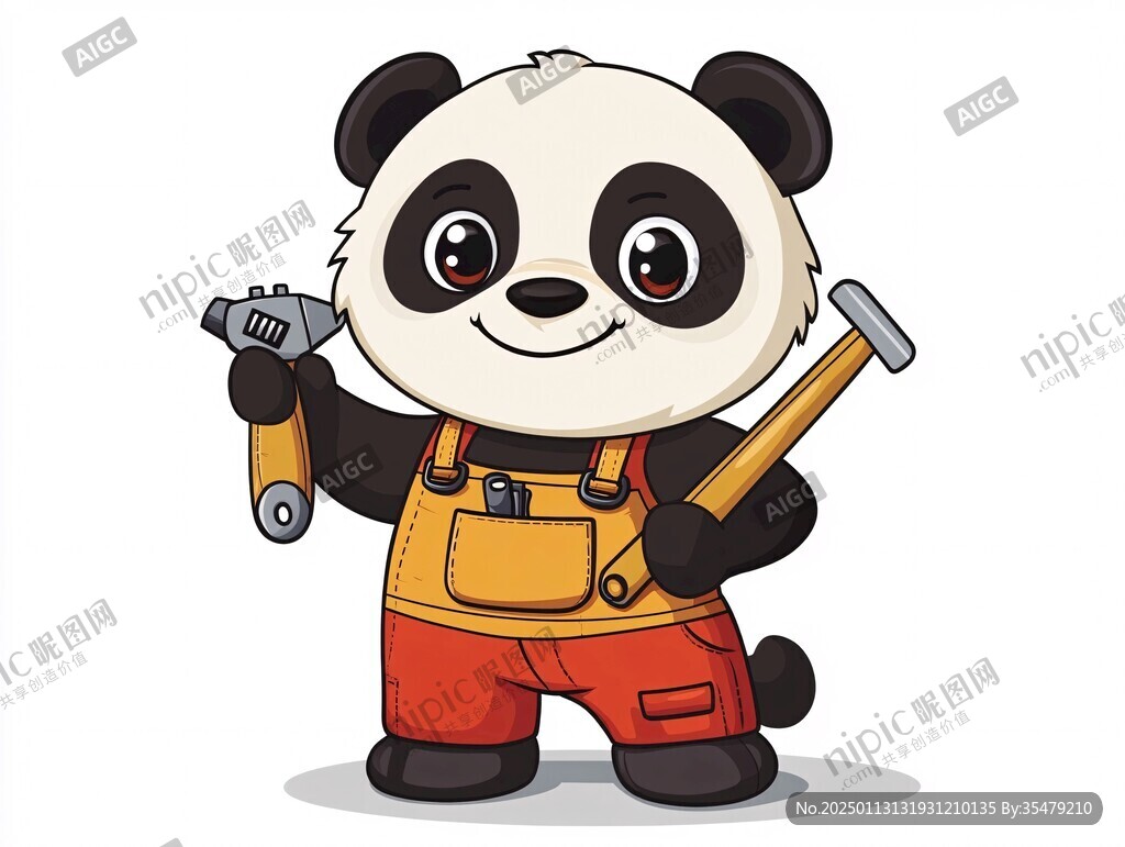 维修店行业吉祥物设计