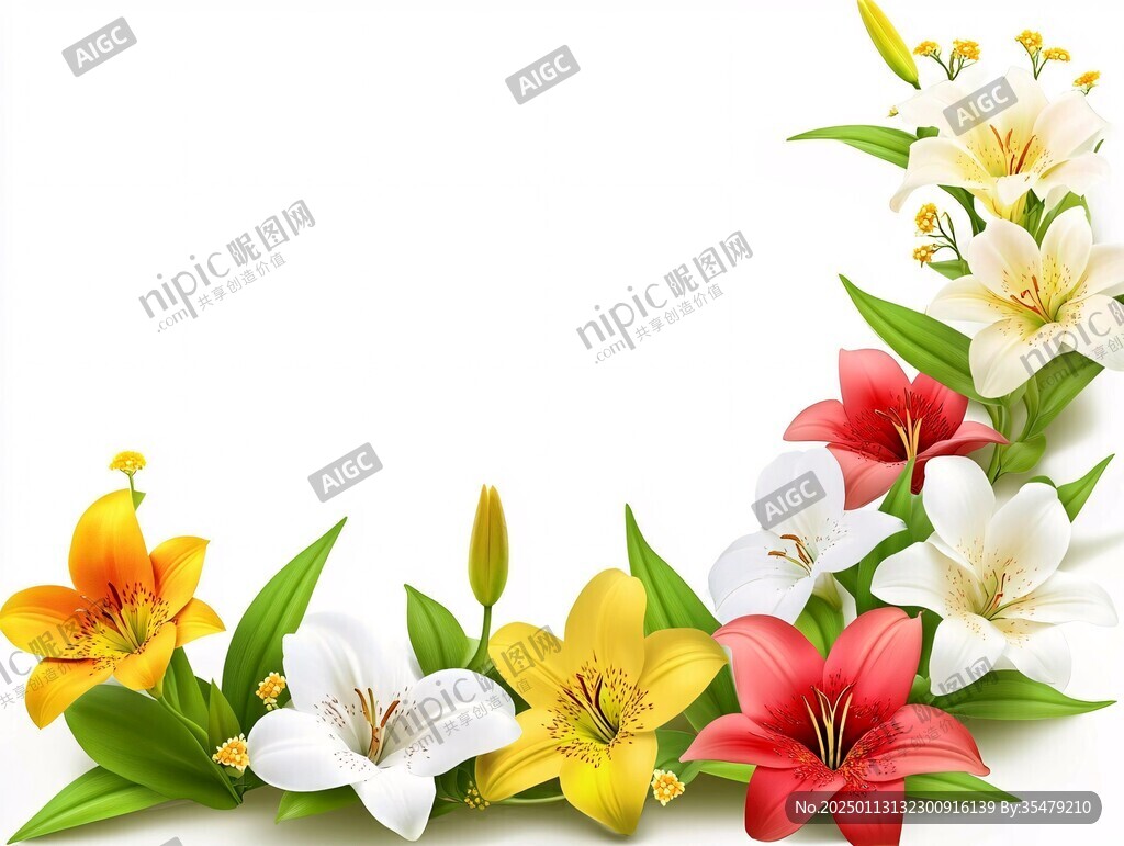 百合花图片素材下载