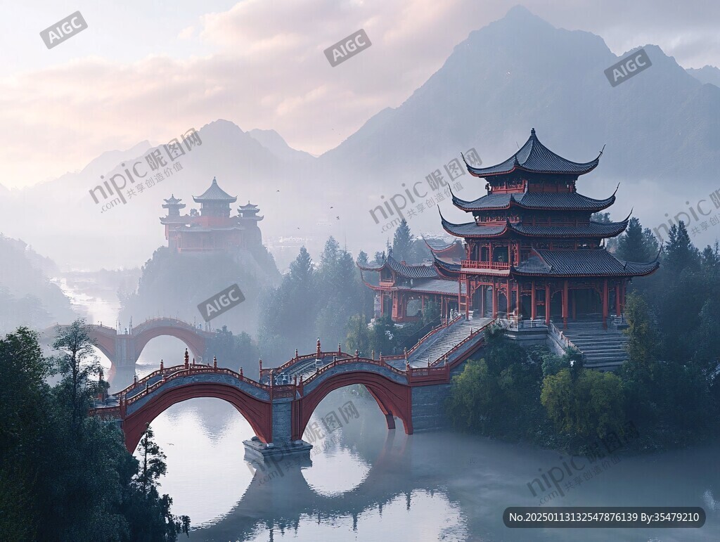 横店插画