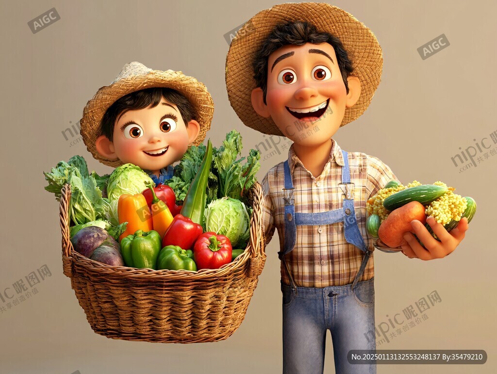 开心小农夫头像