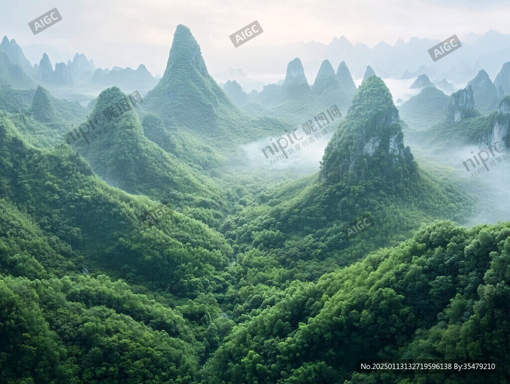 宽幅喀斯特地貌