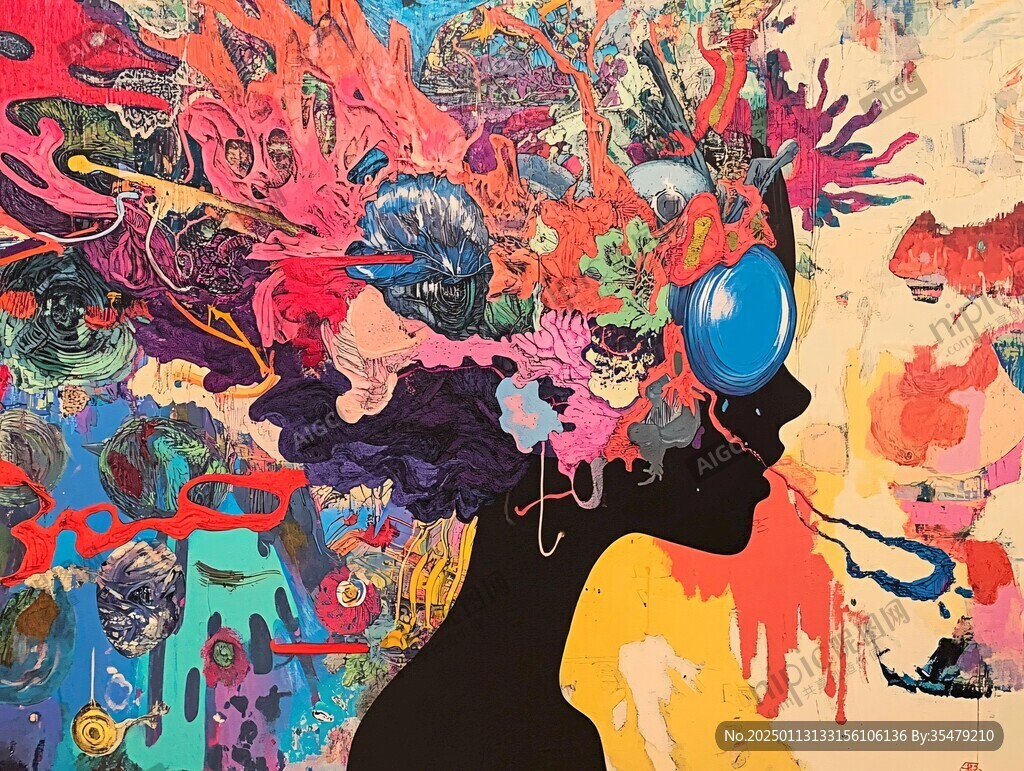 前卫绘画作品