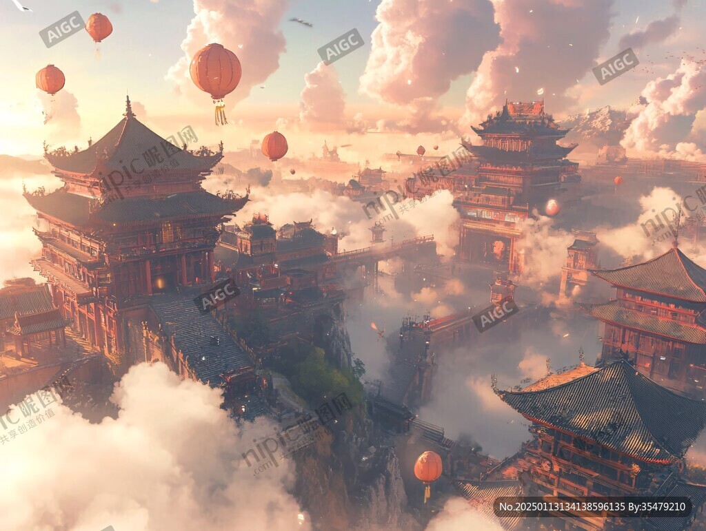 古风仙境天上宫阙