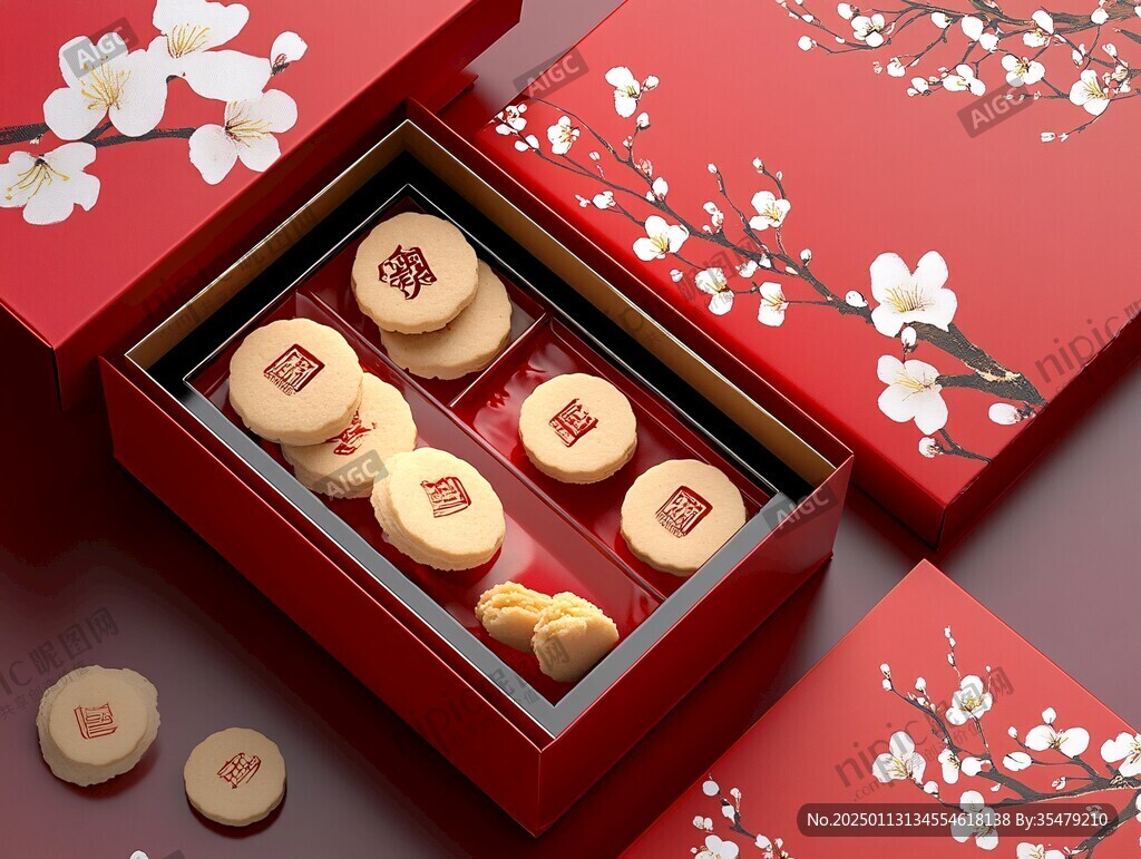 喜饼礼盒包装设计