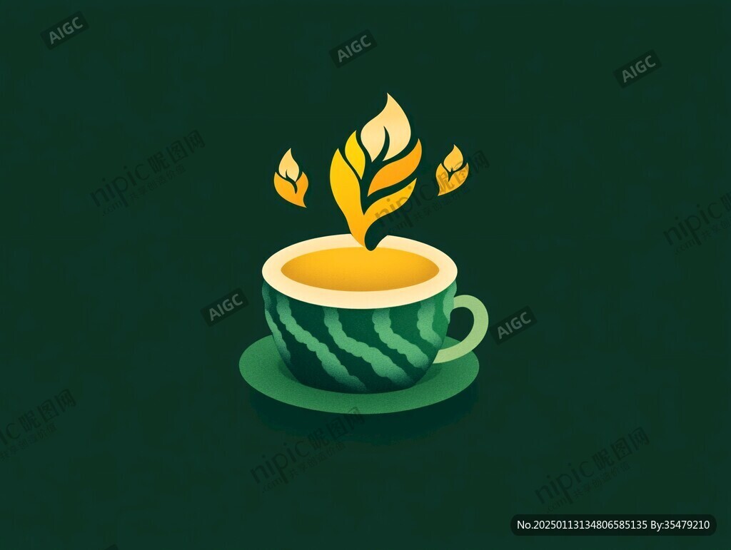 茶杯食品饮料logo