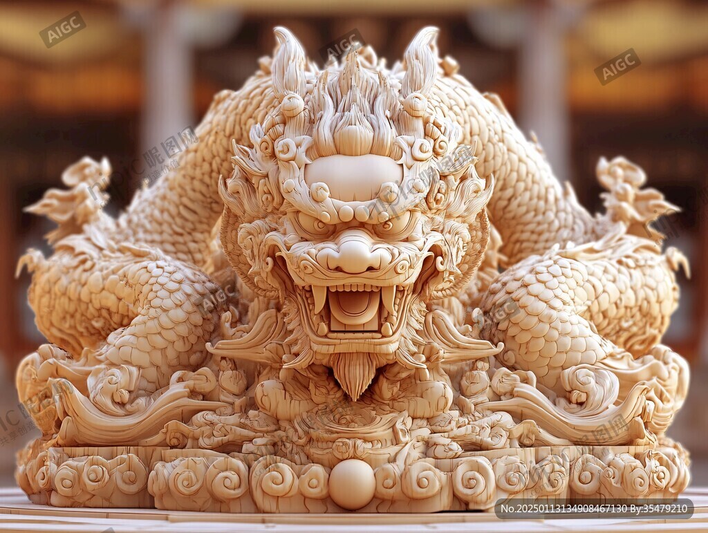 龙象牙雕刻