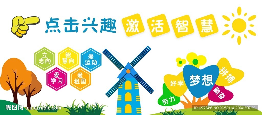 学校励志文化墙