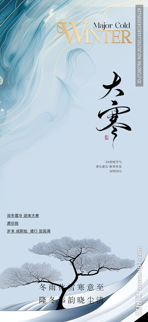 大寒海报