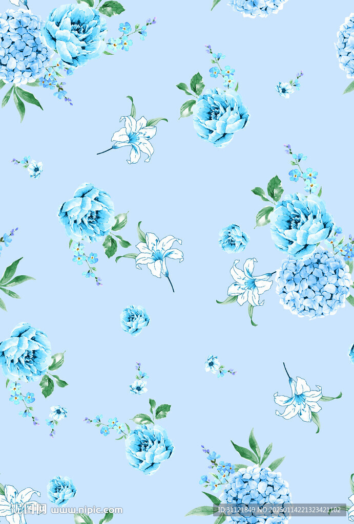 手绘花