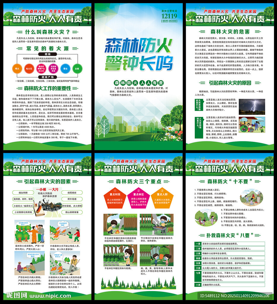森林防火宣传栏