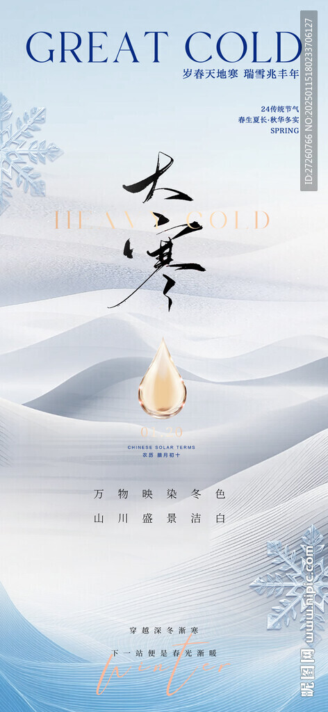 大寒海报