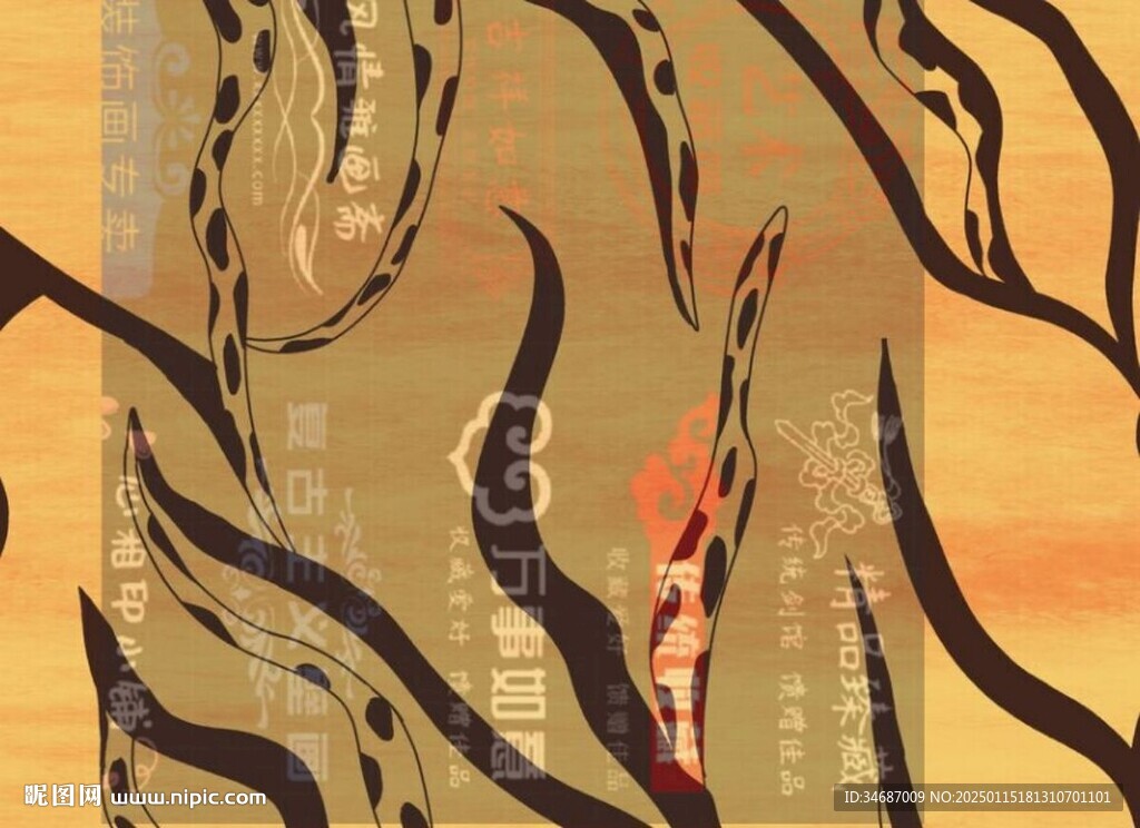 斑马纹