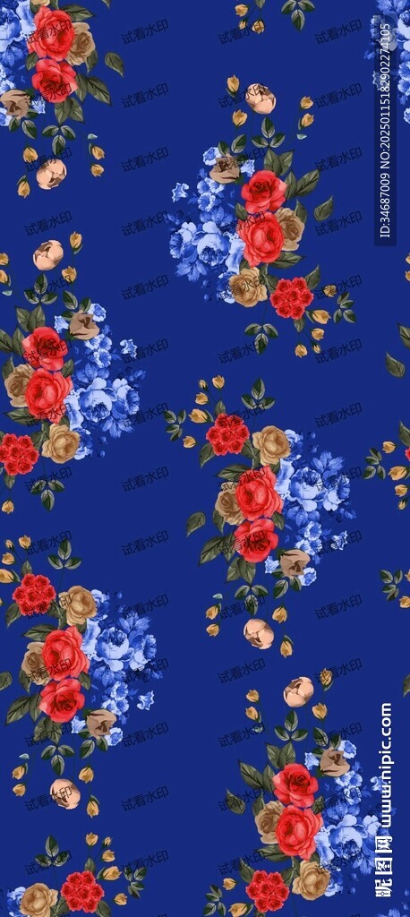 手绘花