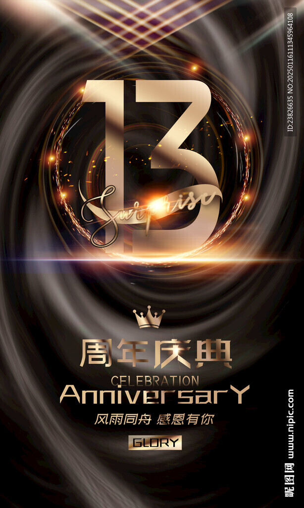 13周年