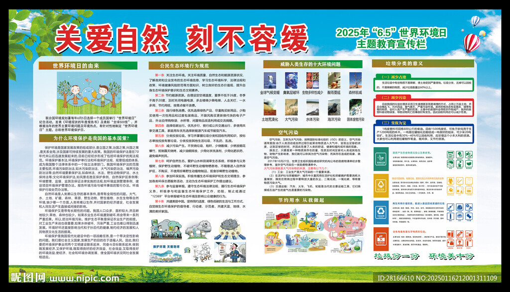 世界环境日宣传栏