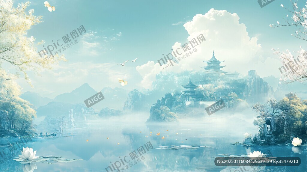游戏山水场景