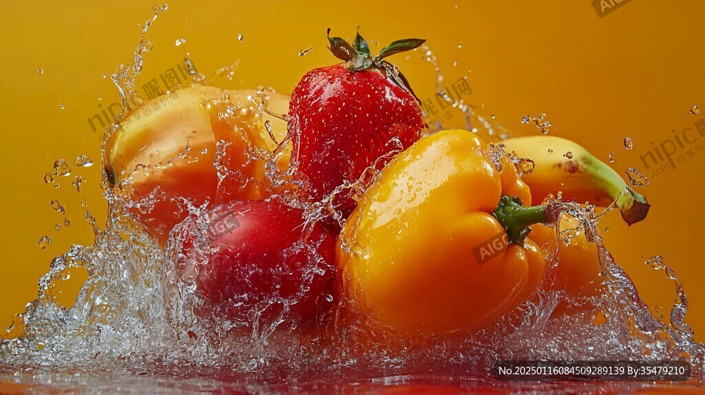 水果蔬菜跳水