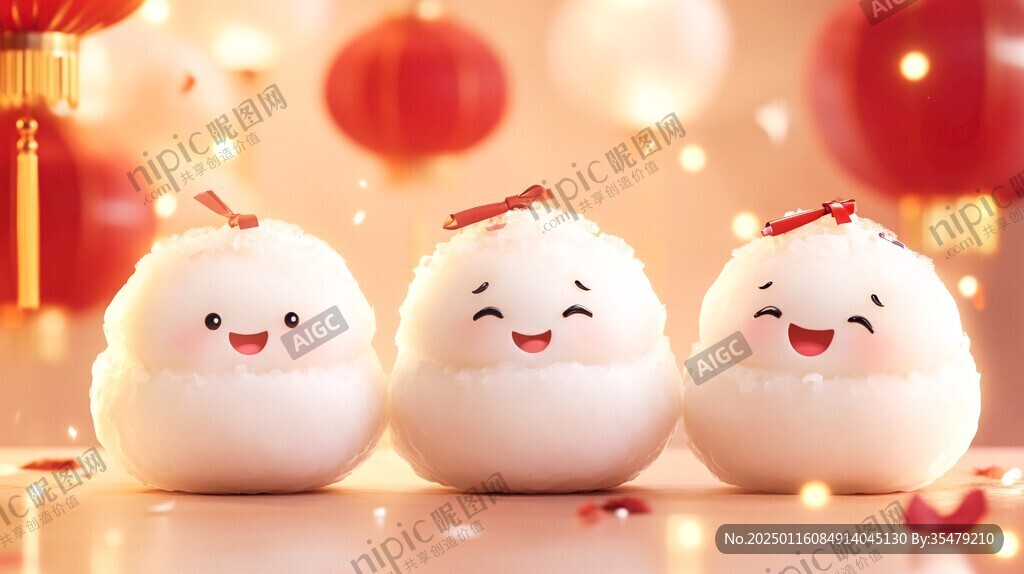 汤圆吉祥物