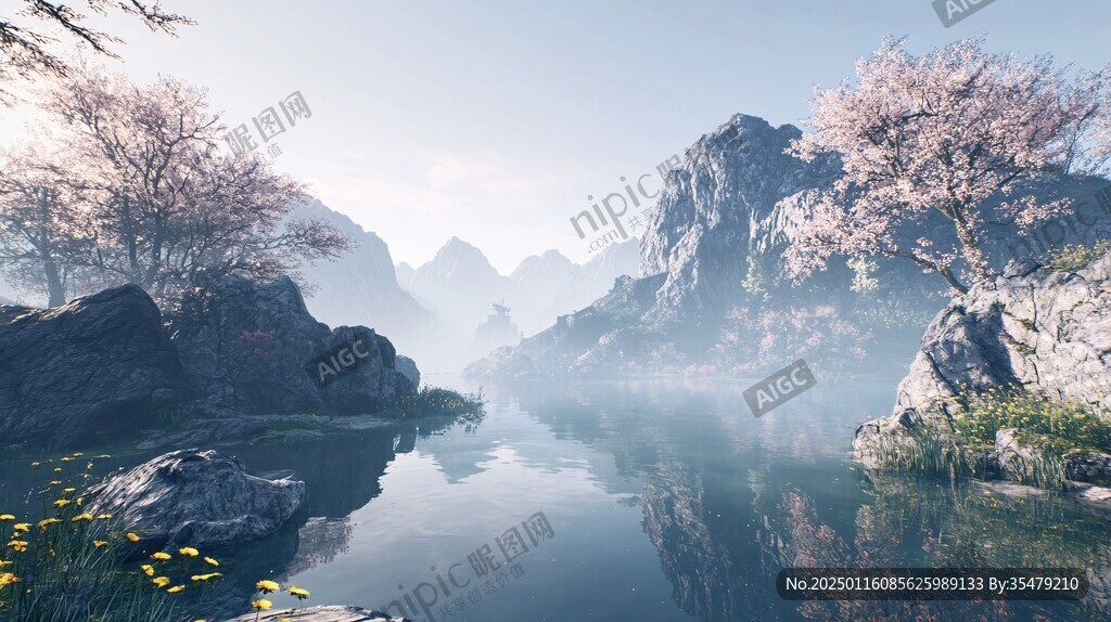 游戏山水场景