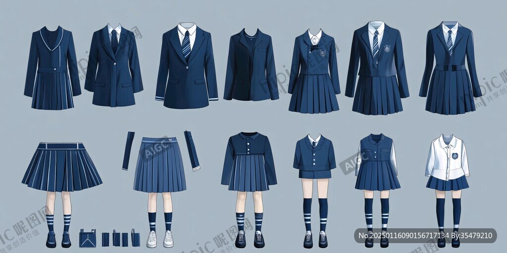 英伦校服设计
