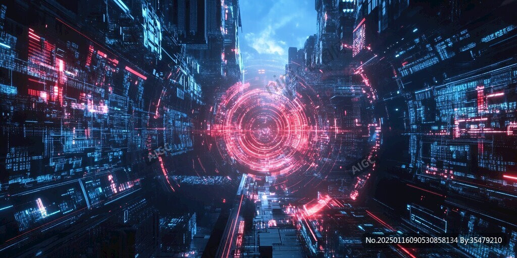 元宇宙科技背景素材