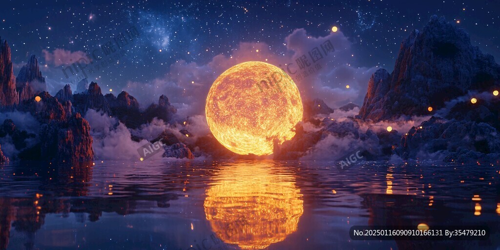 梦幻中秋节场景