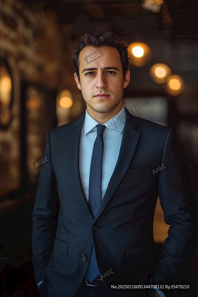 优雅高贵帅气人像