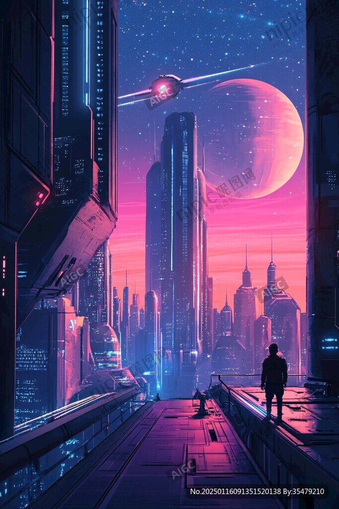 科幻插画风