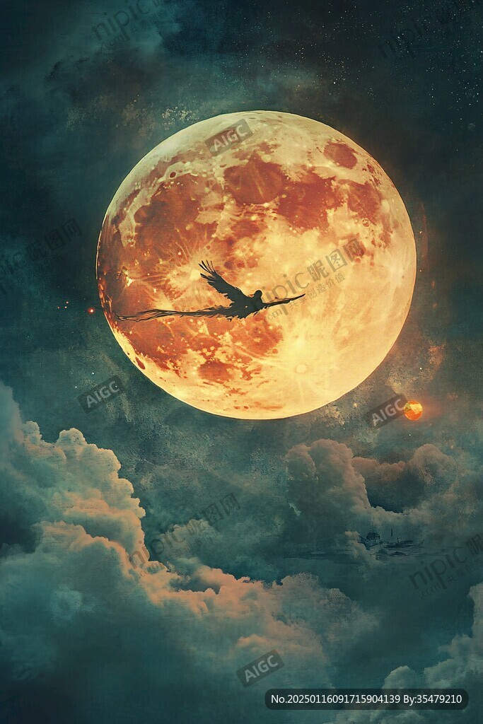 蓝月夜梦幻唯美奇幻
