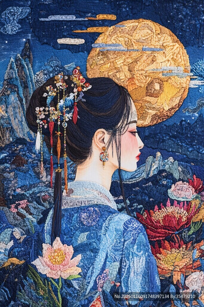 工笔古风原创插画