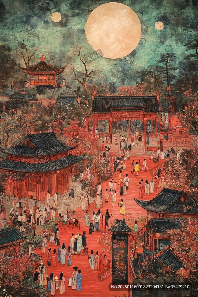 横店插画