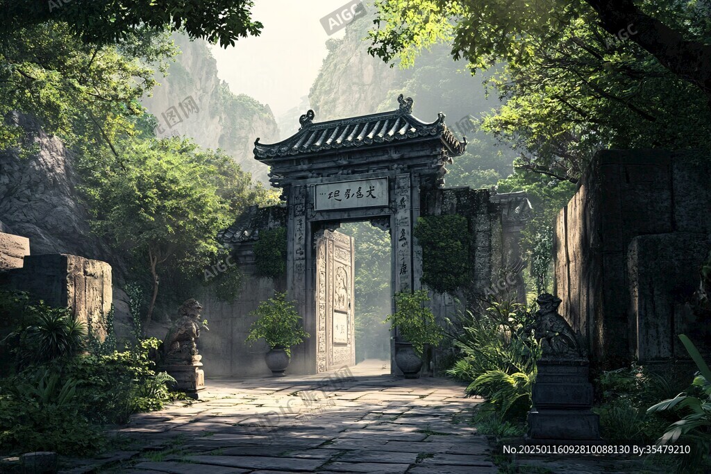 门场景效果图