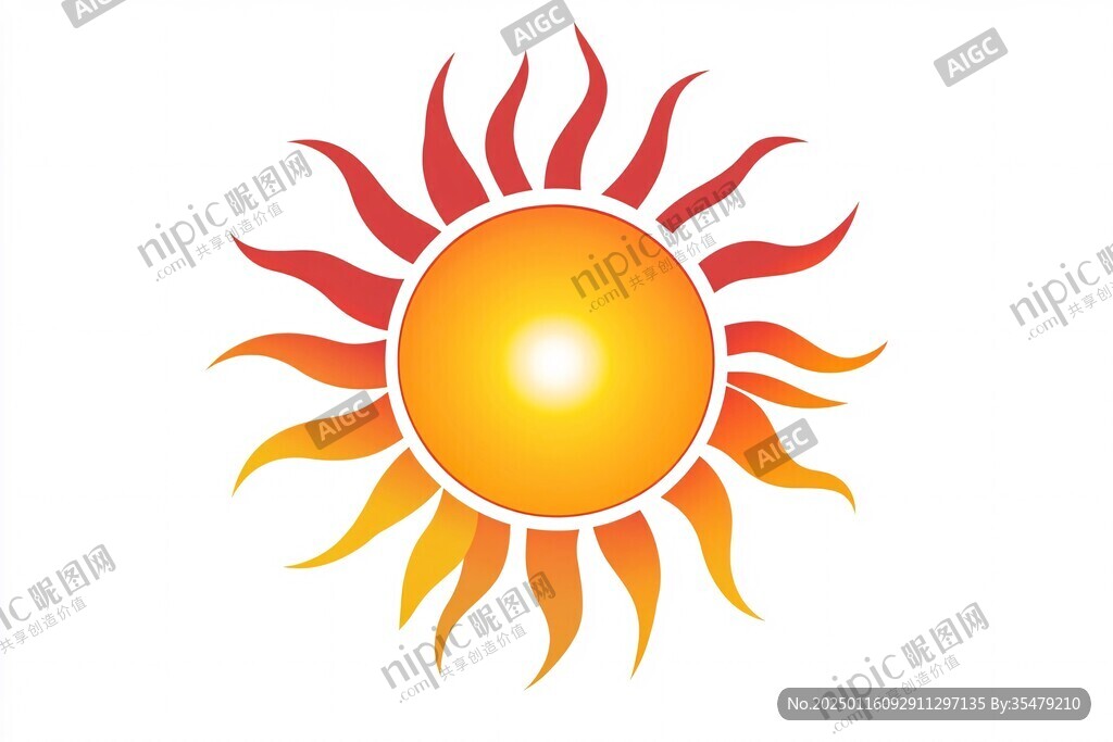太阳logo设计