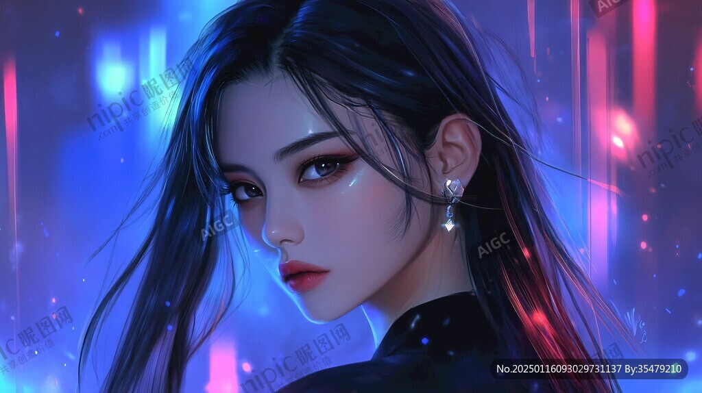 板绘人像